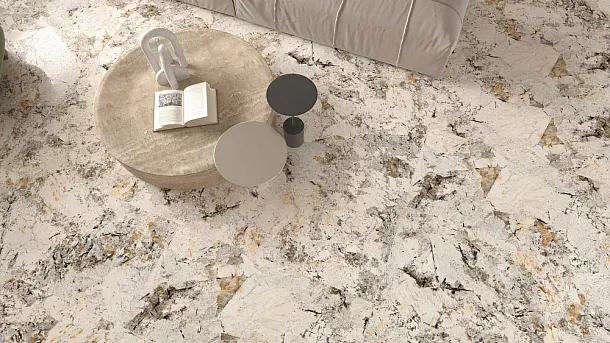 Фото Керамогранит Phoenix Full Body Polished (Gold) 60x120 (BHW-0042) Китай