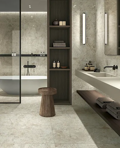 Фото Керамогранит DUE-G Ceramiche 104705 BP Ivory Matt 8.5mm 60x120 Италия