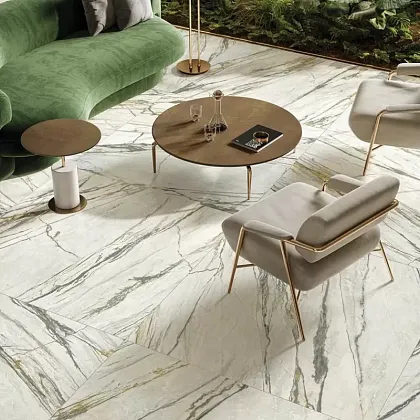 Фото Керамогранит Flaviker 0009069 Calacatta Emerald Nat 60x120 Италия