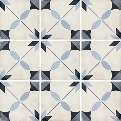 Фото Декор Equipe 24411 Art Nouveau Arkade Blue 20x20 Испания