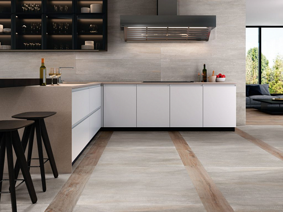 Фото Плитка 9542 Sakai Taupe Relieve Kimura 30х90 Испания