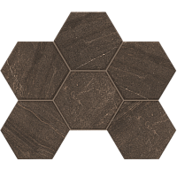 Фото Мозаика Gabbro Brown Hexagon GB04 25x28.5