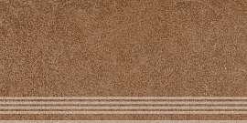 Фото Ступень Kerama Marazzi Руссильон коричневый матовый обрезной 30x60x0,9 (KM6060G0661RGRF)