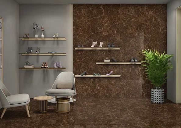 Фото Керамогранит Ennface ENSTN1035MT60120 Pulpis Choco Matt 600х1200х9 Индия