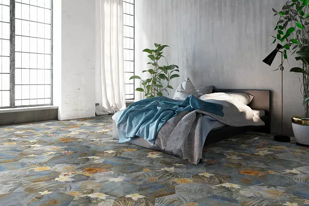 Фото Керамогранит Hibiscus Oxide Matt Hexa 23.2x26.7 Испания