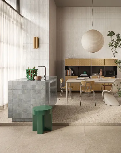 Фото Керамогранит Sant Agostino Gravel Large Grey Nat 60x120 Италия