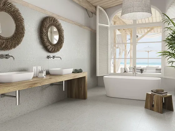 Фото Керамогранит A041259 Abyss White Rect 60x120 Испания