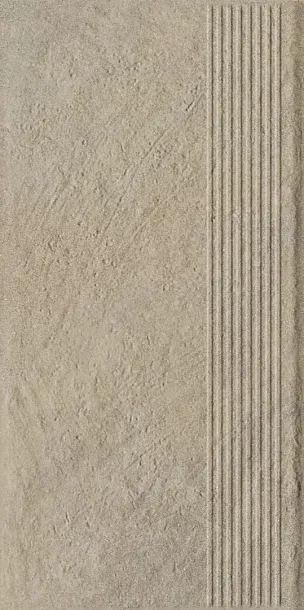 Фото Ступень Paradyz Eremite Crema Stopnica Prosta Struktura Mat B1a 30x60 Польша