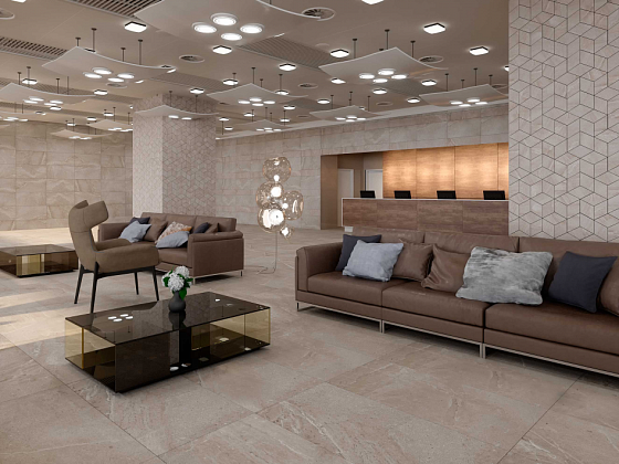 Фото Керамогранит Kailas Ivory KA00 неполированный 60x120 Россия