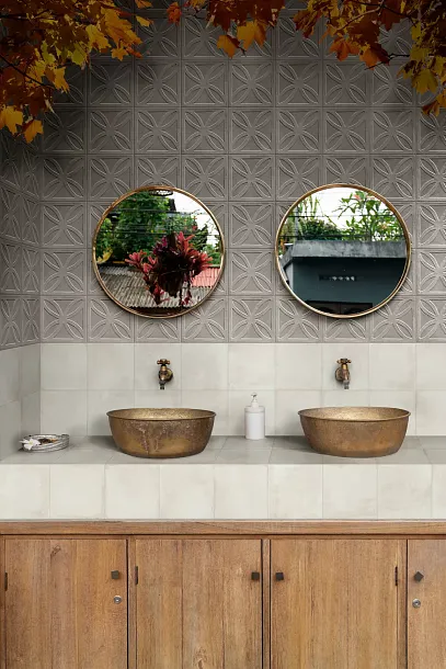 Фото Керамогранит RC8G Amuri Decoro Maiolica Tappeto 1 Glossy RT 20х20 (УТ-00036749) Италия