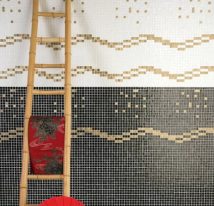 Фото Мозаика 20013N Темари синий 29.8x29.8 Россия