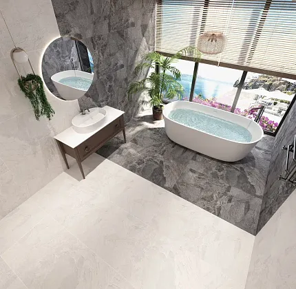 Фото Керамогранит Usak Seramik Bodrum Siver Matt 60x120 Турция