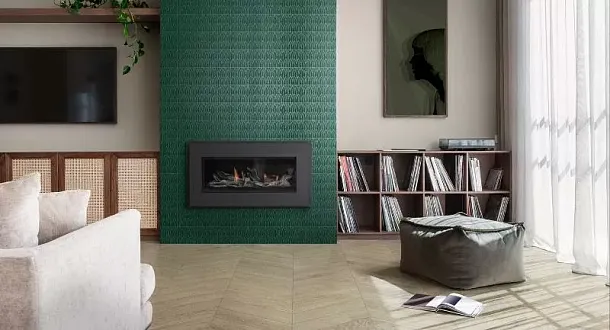 Фото Керамогранит R9SV Ossimori Chevron Avorio Extra Matt 11x54 Италия