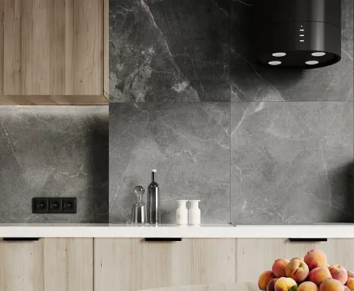 Фото Керамогранит Laparet Lp6060G0011R Samos Graphite Графит Матовый 60Х60 Россия