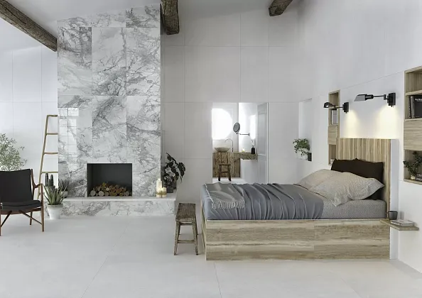 Фото Керамогранит A034360 Travertino Brescia Mat Rect 60x60 Испания