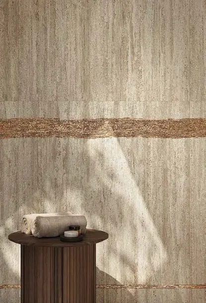 Фото Керамическая плитка FAP Ceramiche fTPZ Materia Classica Tortora RT 50x120 Италия