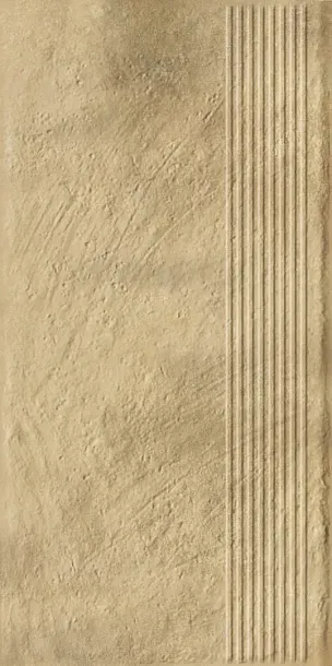 Фото Ступень Paradyz Eremite Sand Stopnica Prosta Struktura Mat B1a 30x60 Польша