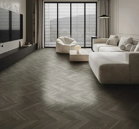Фото Керамогранит Aparici Chevron Oak Stamp 49,75x99,55 Испания