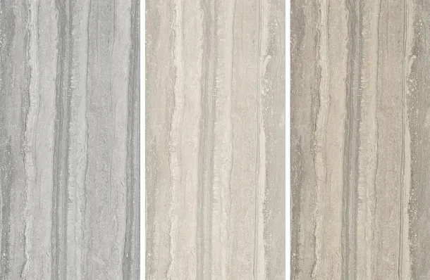 Фото Керамогранит Alpas Eco Travertine Bianco 1006 Matt 60x120 Индия