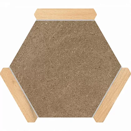 Фото Керамогранит Monopole Sacramento Marron Pino 22x25 Испания