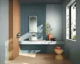 Керамическая плитка FAP Ceramiche fTDY True Color Groove Blue Matt RT 50x120