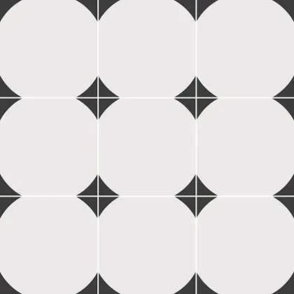 Фото Керамогранит Smile Tile Брайтон черный 20x20 Индия