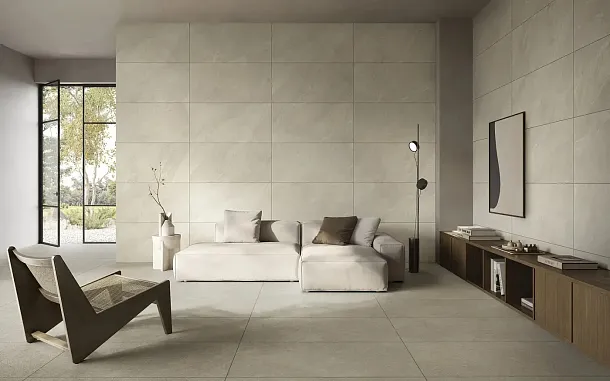Фото Керамогранит Vitra K948672R0001VTER ArdeStone Белый Матовый R10A Ректификат 60х120 Турция
