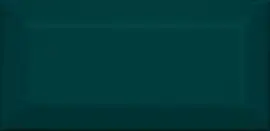 Фото Плитка 16059 Клемансо зелёный тёмный грань 7.4*15