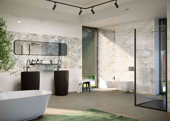 Фото Плитка Shine flower 30х90 (ND_P0380) Россия