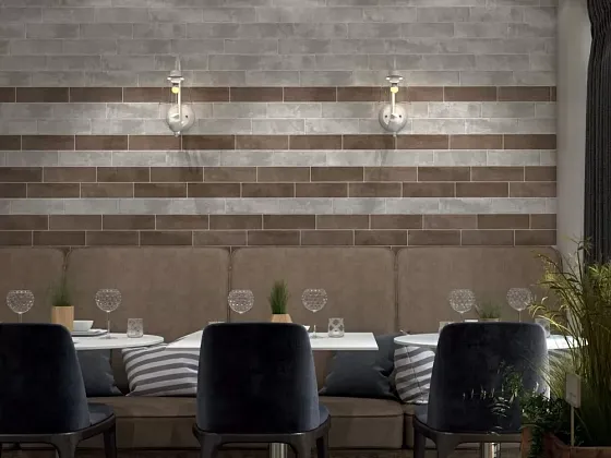 Фото Плитка 2911 Маттоне серый 8,5х28,5 Россия