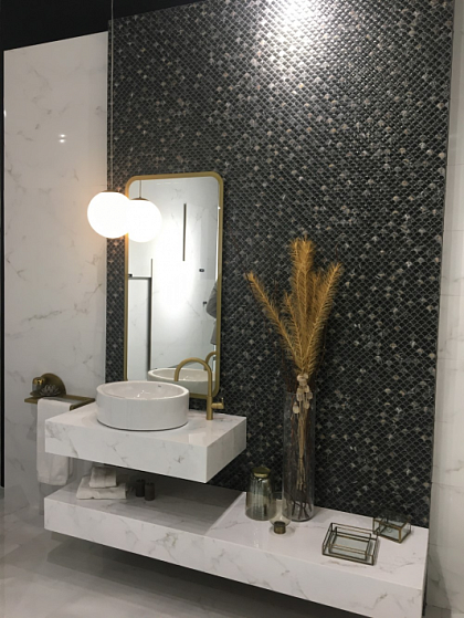 Фото Плитка Mos Lucia Negro R 30X90 Испания