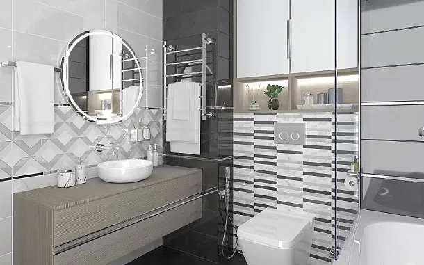 Фото Мозаика MM60150 Декор мозаичный Monti микс 20х60 Россия