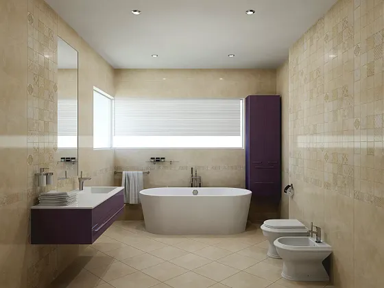 Плитка Pav. Pietra Beige 42x42 для ванной, для туалета Фото Плитка Pav. Pietra Beige 42x42 Россия