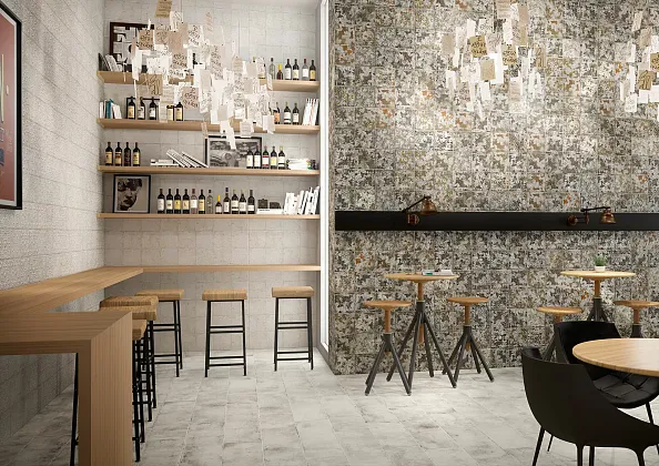 Фото Плитка Aged Dark Ornato Mix 20х20 Испания