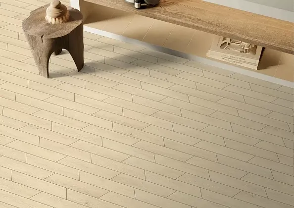 Фото Керамогранит Ennface ENWD6027SR845 Norway Ivory Matt Relief 80x450x8 Индия