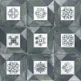 Декор Mainzu Elegance Deco Blu Green 20x20