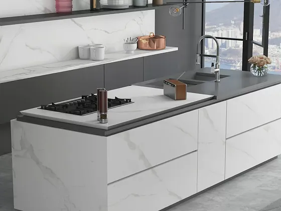 Фото Керамогранит Motto Statuario Volakas Polished 800x2400x15 Индия