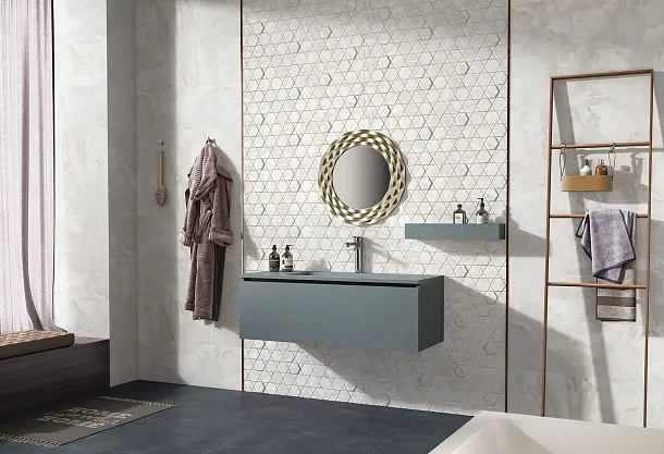 Фото Плитка Onyx Ice Crystal Dec 30x90x0,96 Индия