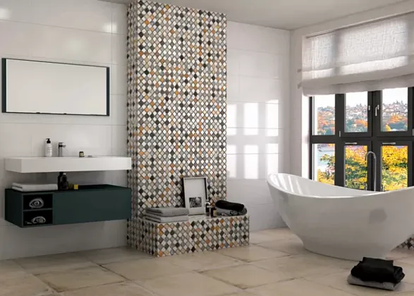 Фото Керамогранит Porcelanicos HDC Bas Blanco 59 Brillo Rect 59x59 Испания