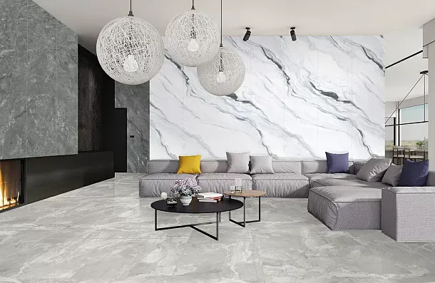 Фото Керамогранит Cemento Gold Soft Polished 60x120 (BHW-0036) Китай