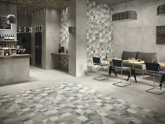 Керамогранит Austin Decor Mix Matt 58x58 для гостиной, для кухни, для прихожей, на теплый пол Фото Керамогранит Austin Decor Mix Matt 58x58 Испания