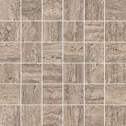 Фото Kerama Marazzi Декор Про Травертин мозаичный бежевый тёмный матовый обрезной 30x30x0,9 (KMD2MSA010GR) Россия