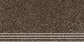 Фото Ступень Kerama Marazzi Руссильон коричневый тёмный матовый обрезной 30x60x0,9 (KM6060G0911RGRF)
