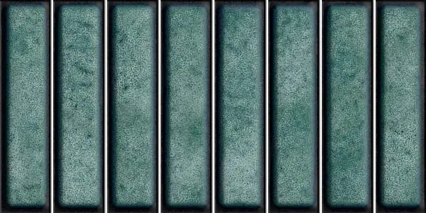Фото керамическая плитка El Barco Domino Verde Glossy 15x30 Испания