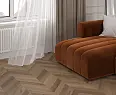 Керамогранит Laparet Wood Lux Walnut Chevron M Коричневый Матовый Карвинг 60Х120