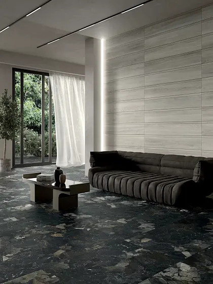 Фото Керамогранит Dado Ceramica 303659 Ikon Walnut Rett 20x122 Италия