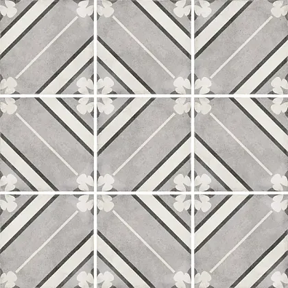 Фото Декор Equipe 24415 Art Nouveau Inspire Grey 20x20 Испания