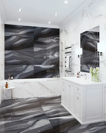 Фото Керамогранит Antisky Grey light Polished 60x120 (С0005123) Индия