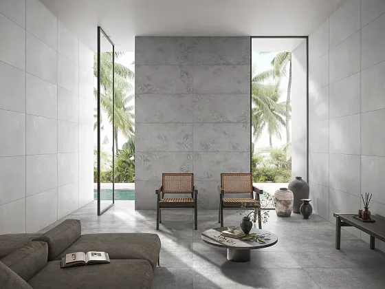 Фото Керамогранит Vitra K958013R0001VTER UrbanChic Серый Матовый R10A Ректификат 60x120 Турция
