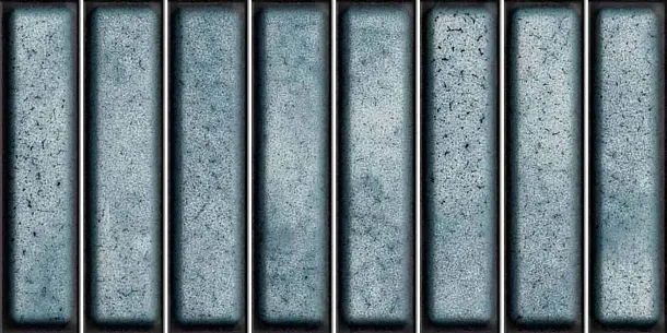 Фото керамическая плитка El Barco Domino Azul Glossy 15x30 Испания